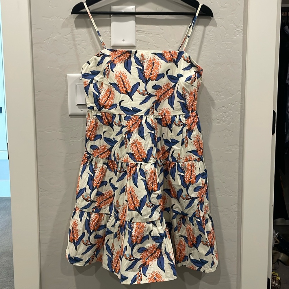 Tropical Pattern Sun Dress